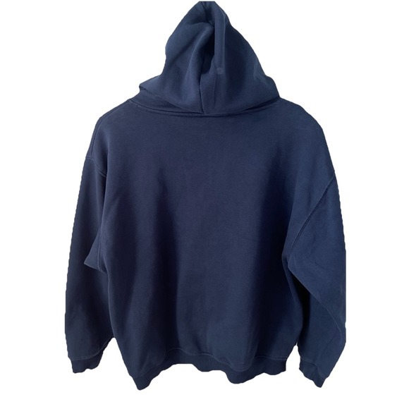 Ted Lasso Hoodie Sweatshirt Mens Large Navy Blue AFC Richmond Jerry Leigh - Picture 5 of 5